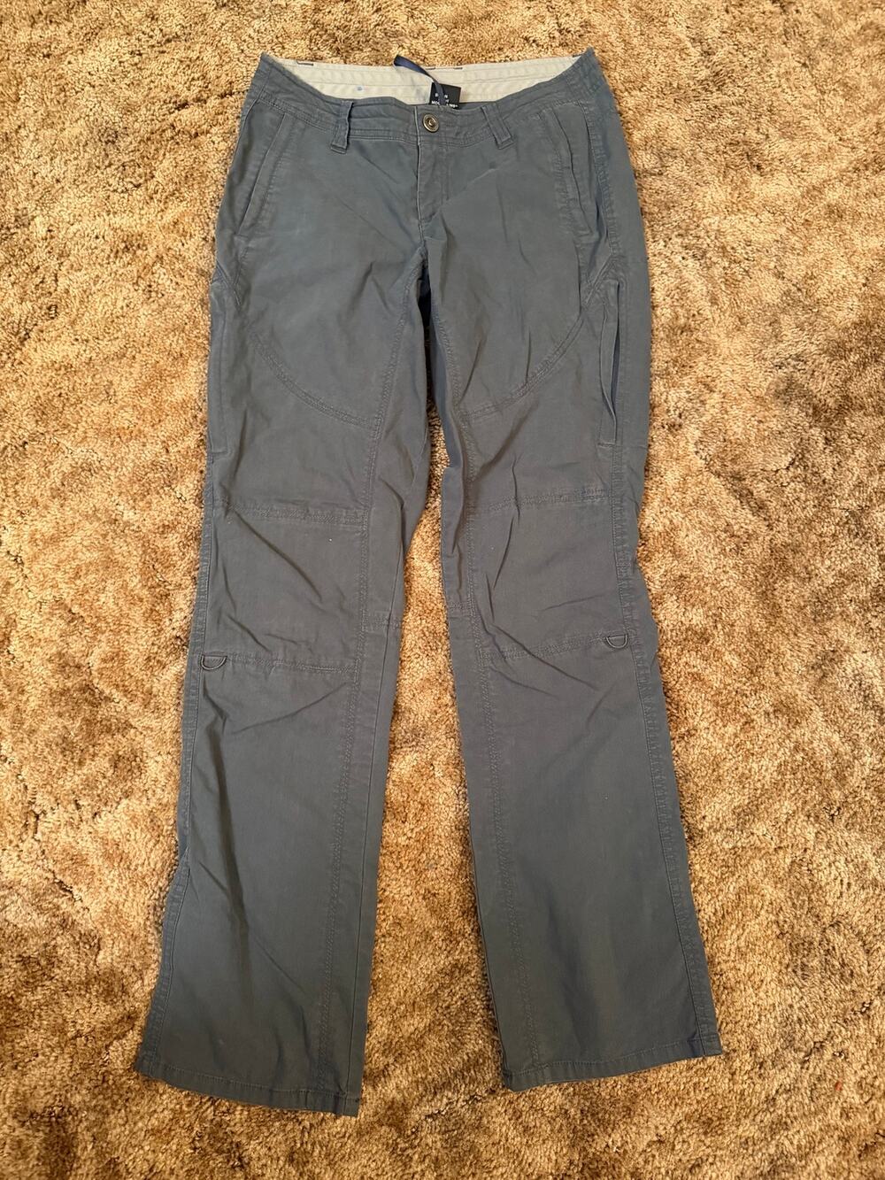 KUHL Women’s Spire Roll-Up Convertible Hiking Pants Gray Charcoal Gorpcore